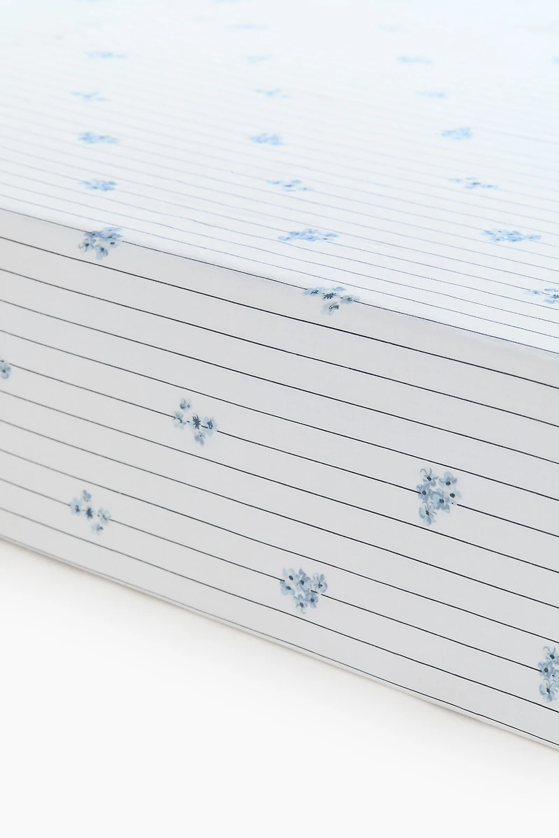 Twin Patterned Fitted Sheet