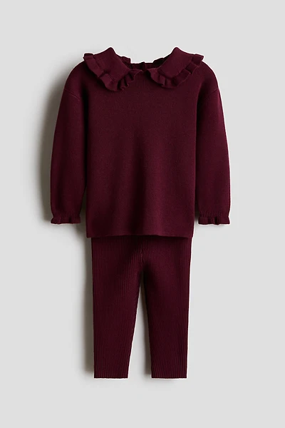2-piece Rib-Knit Cotton Set