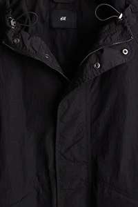 Loose-Fit Nylon Windbreaker