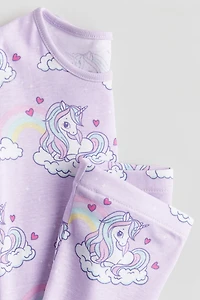 Snug Fit Printed Cotton Pajamas