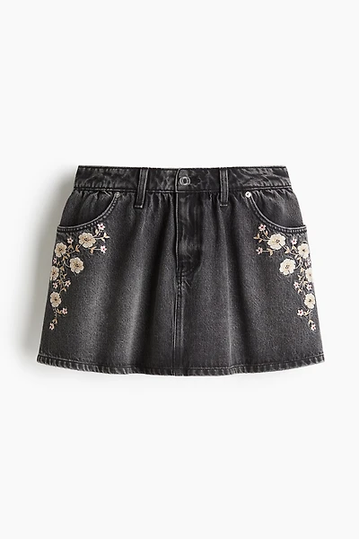 Denim Mini Skirt