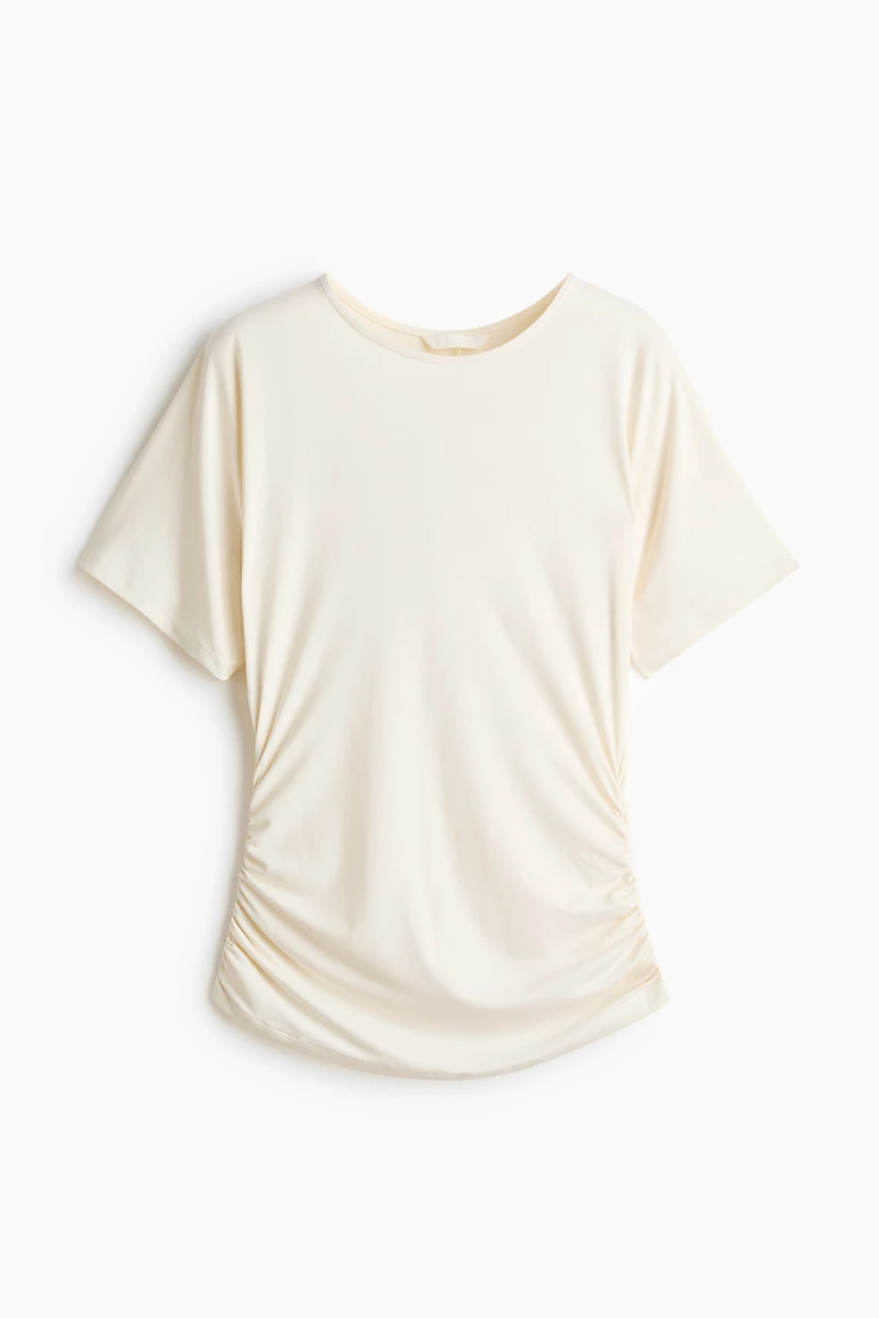 Draped Jersey Top