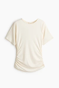Draped Jersey Top