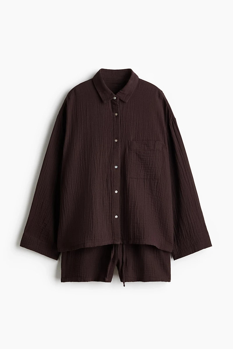 Pajama Shirt and Shorts