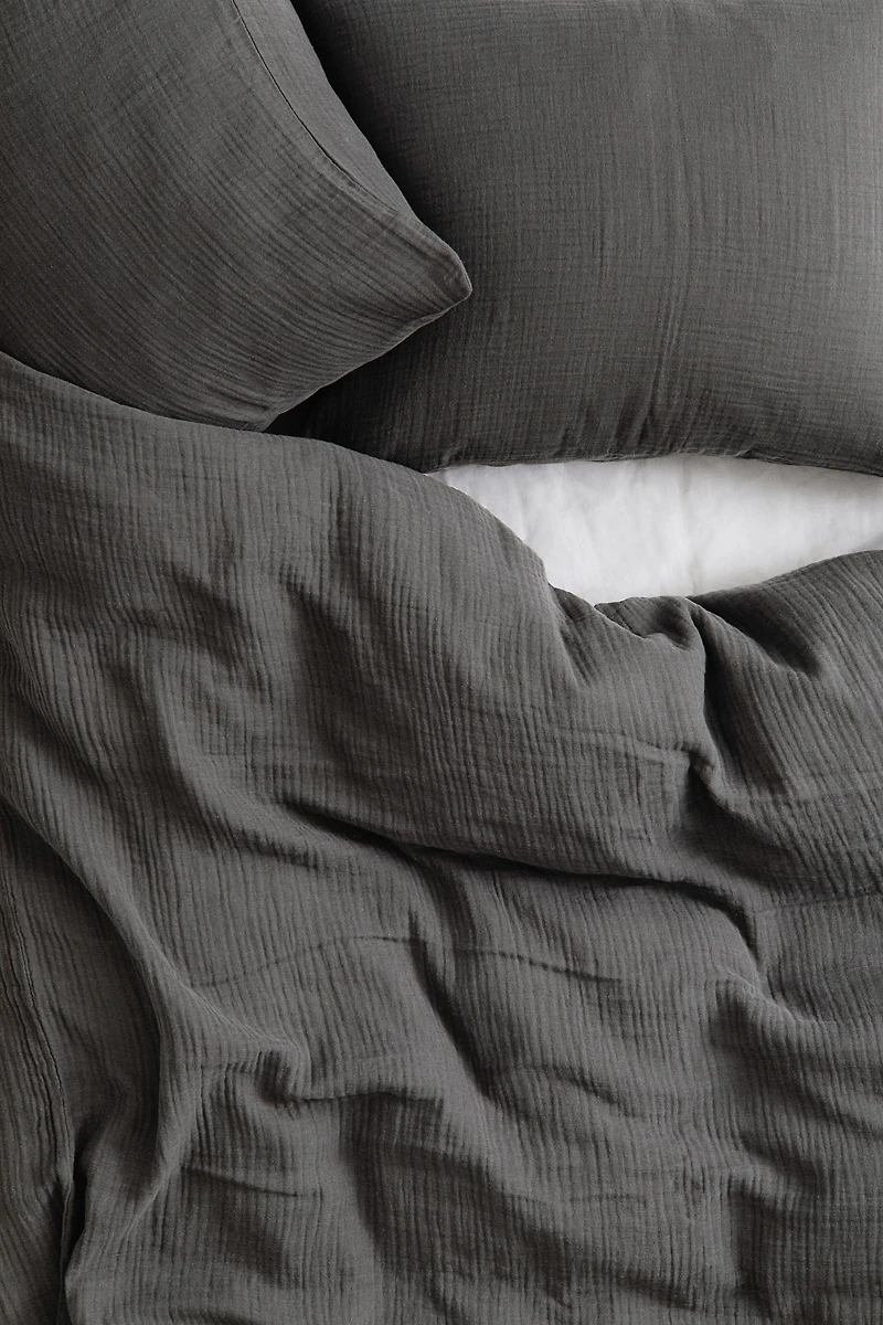 Muslin King/Queen Duvet Cover Set