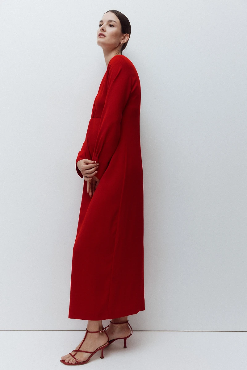 MAMA Robe à effet drapé