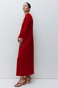 MAMA Robe à effet drapé