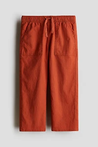 Linen-Blend Pants