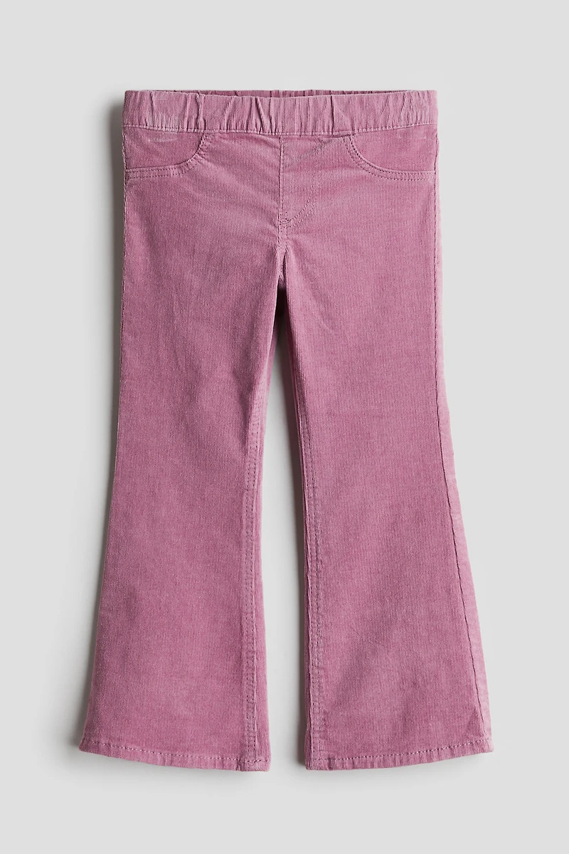 Flared Corduroy Treggings