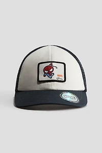 Motif-Detail Cotton Cap