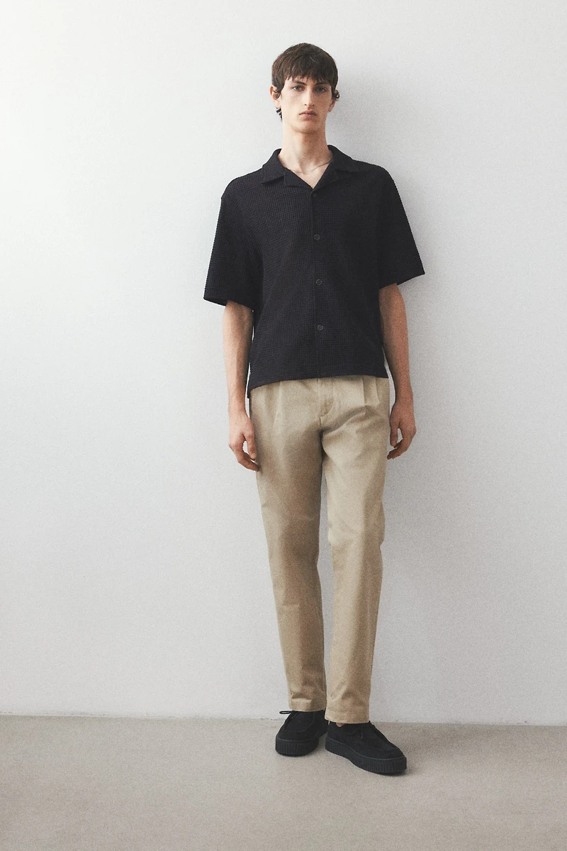 Regular Fit Jacquard-Knit Shirt