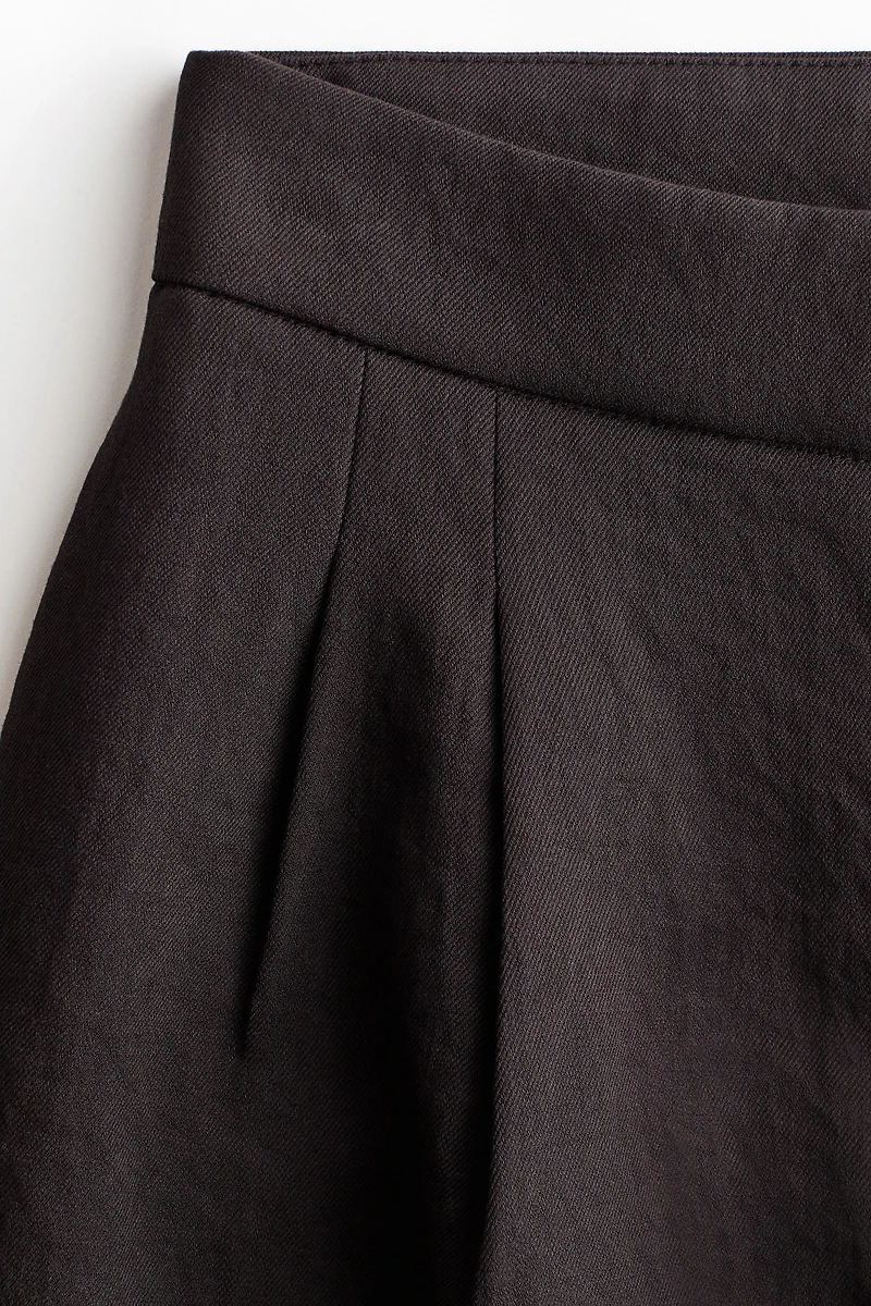 Pantalon en sergé avec jambes ballon