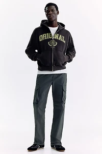 Regular Fit Nylon cargo trousers