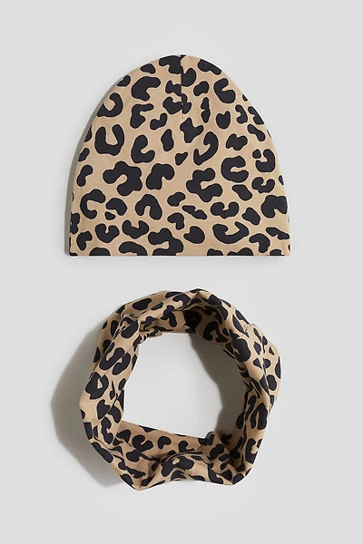 2-piece Beanie and Tube Scarf Set