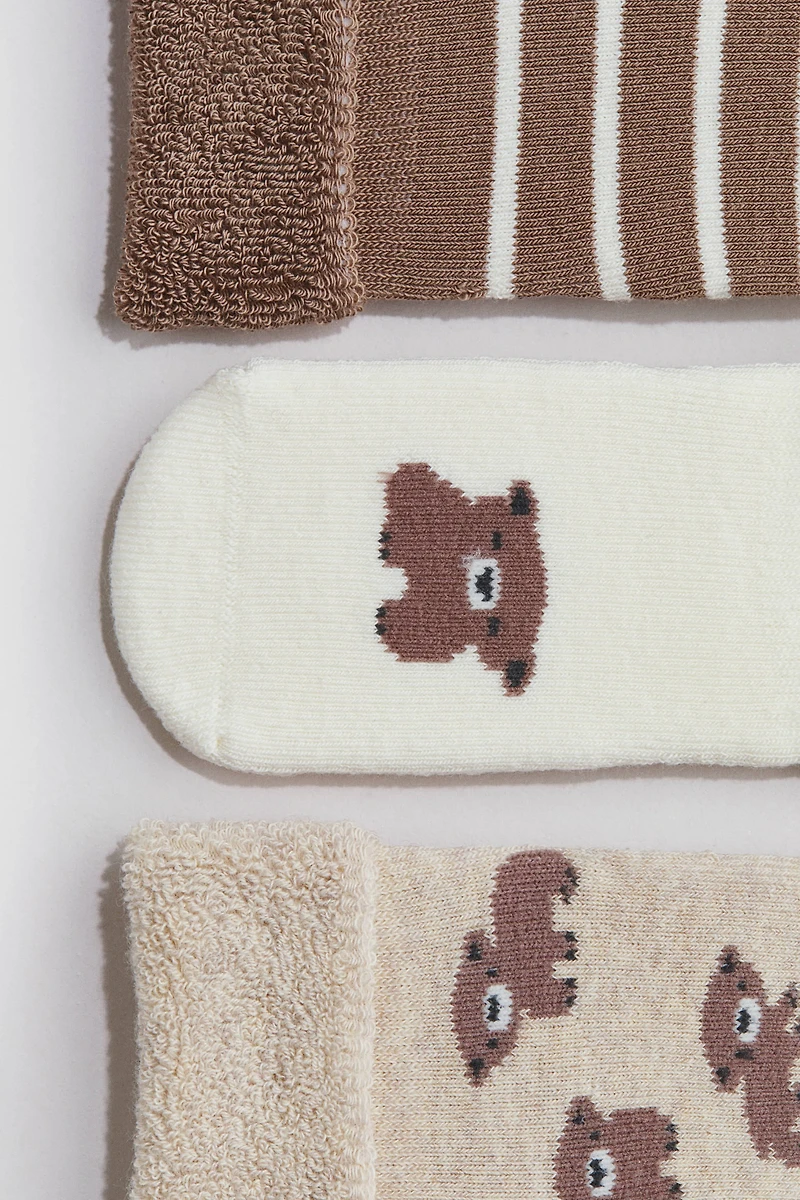 3-Pack Terry Socks