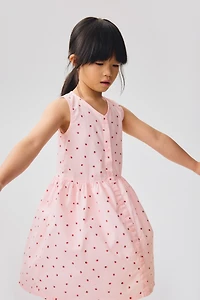 Patterned Seersucker Dress