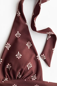 Haut de maillot coussiné à dos nu