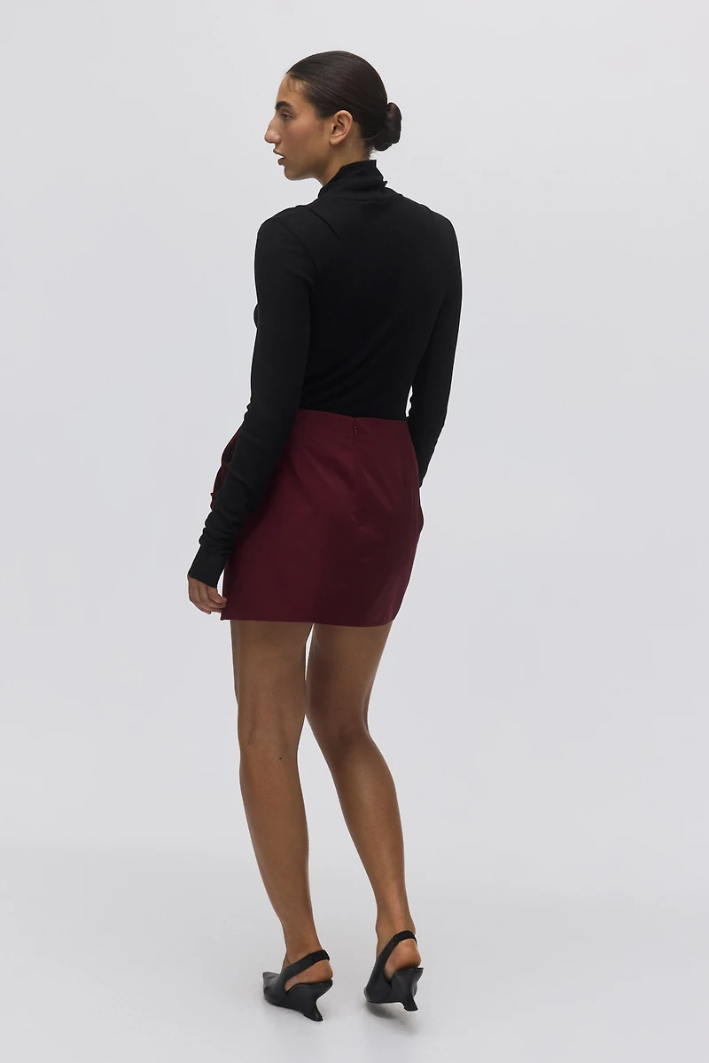 Appliquéd Mini Skirt