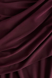 Pantalon en jersey à effet drapé