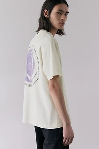 Loose Fit Vintage-Look Printed T-Shirt