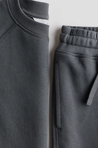 2-Piece Textured Sweatsuit