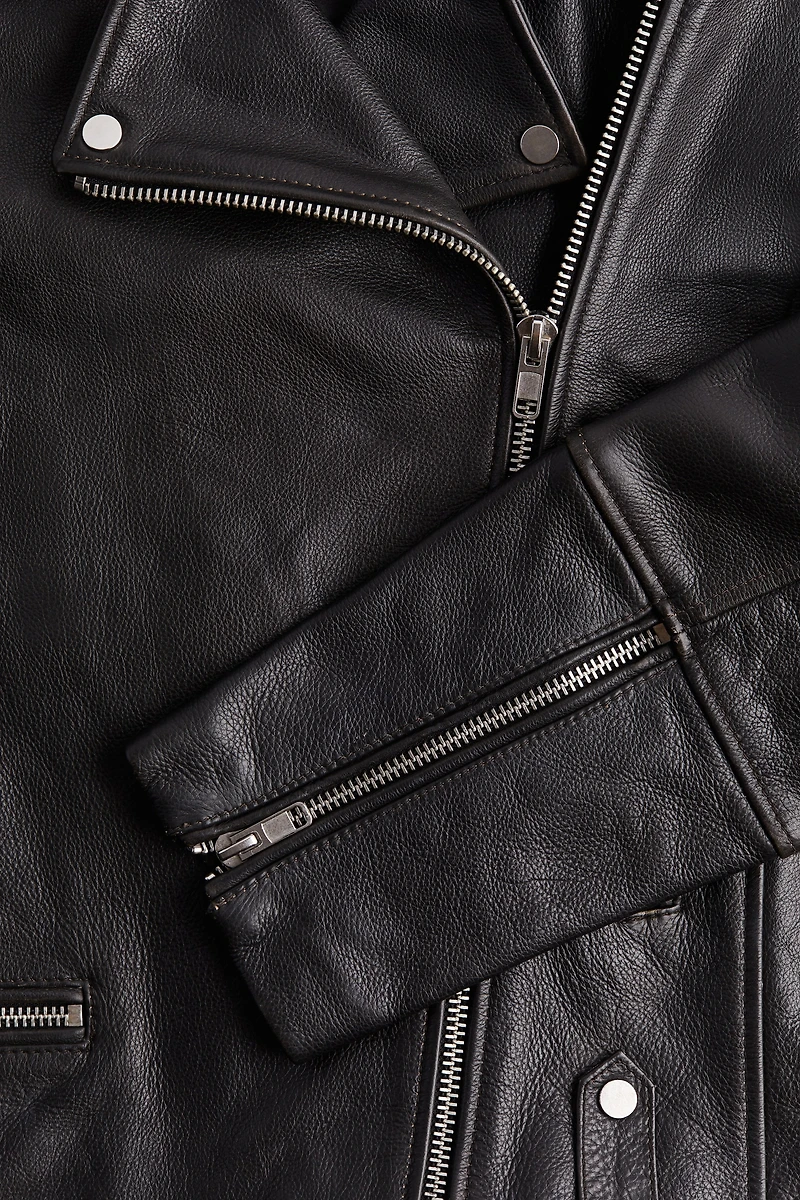 Leather Biker Jacket