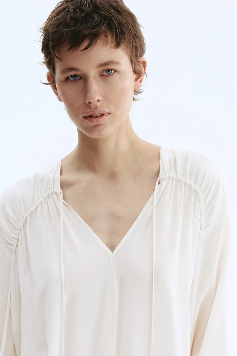 Oversized Viscose Blouse