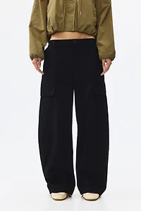 Pantalon tonneau cargo