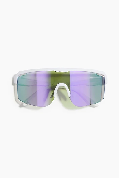 Lunettes de soleil sport avec verres miroir