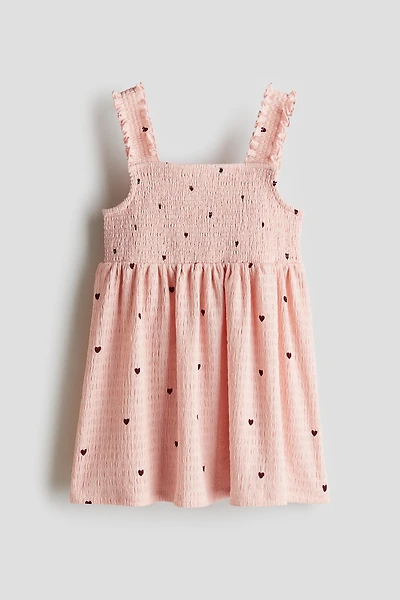 Robe en jersey texturé