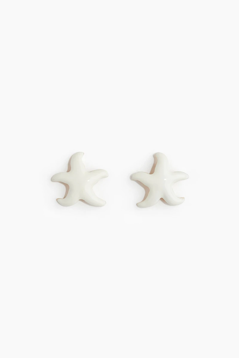 Starfish-shaped earrings