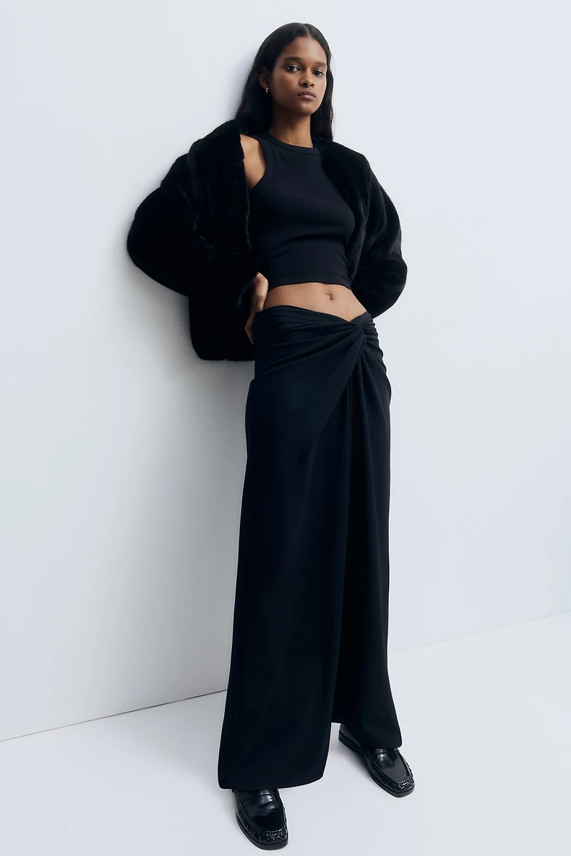 Twisted-Detail Pants