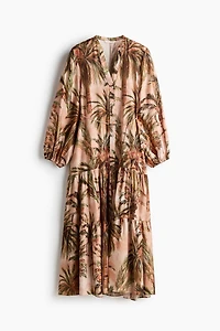 Printed Tiered Dress
