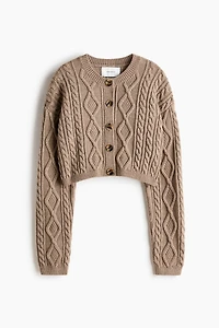 Cable-Knit Cardigan