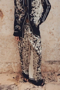 Printed Drawstring Pants
