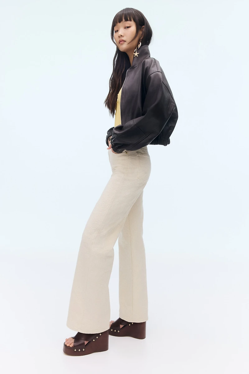 Wide High Jeans