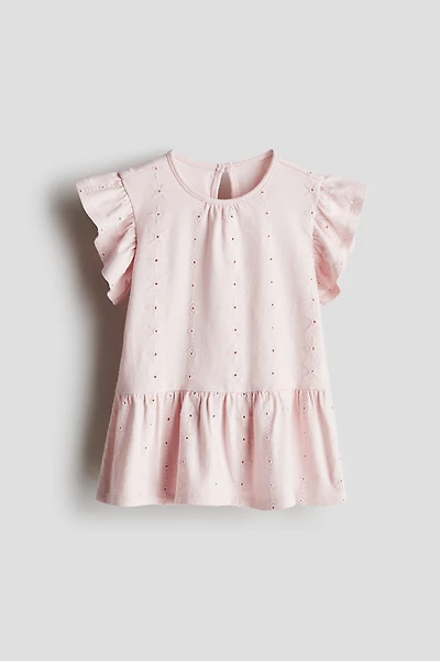 Eyelet-Embroidered Dress