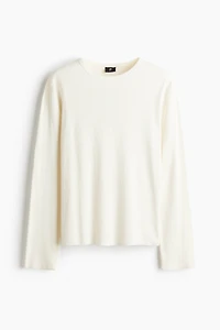 Slim-Fit Ribbed Shirt