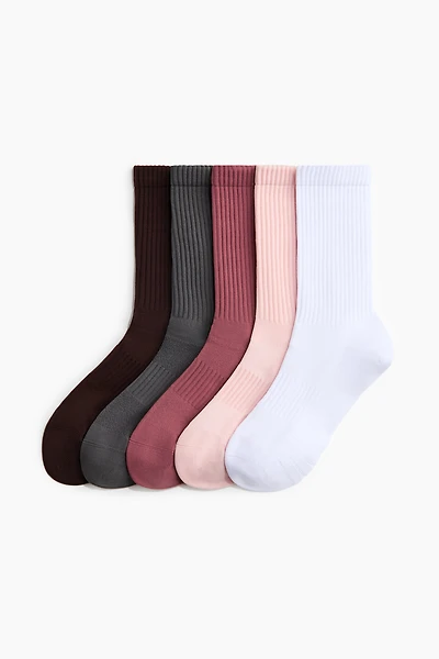 5-Pack Sports Socks with DryMove™
