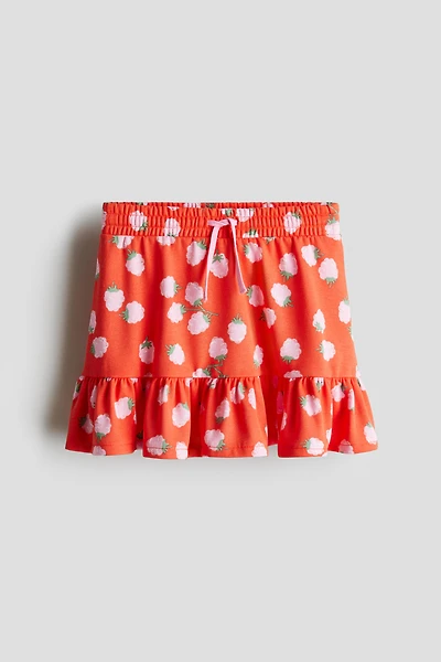 Flounce-Trimmed Skirt