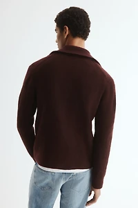 Regular-Fit Half-Zip Sweater