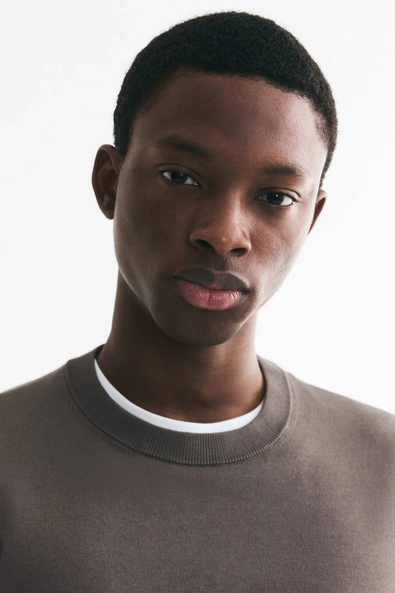 Regular-Fit Fine-Knit Sweater