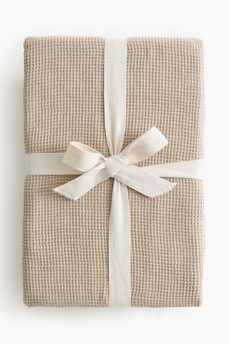 Waffled Crib Duvet Cover Set