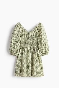 Robe en coton avec jupe évasée