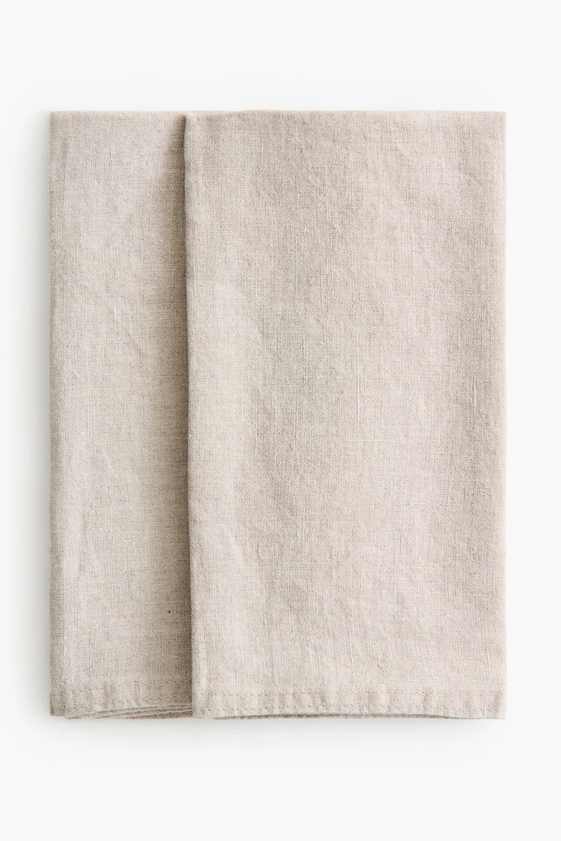 2-Pack Linen Napkins