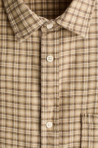 Relaxed-Fit Cotton Flannel Shirt