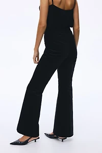 Flared Velvet Pants