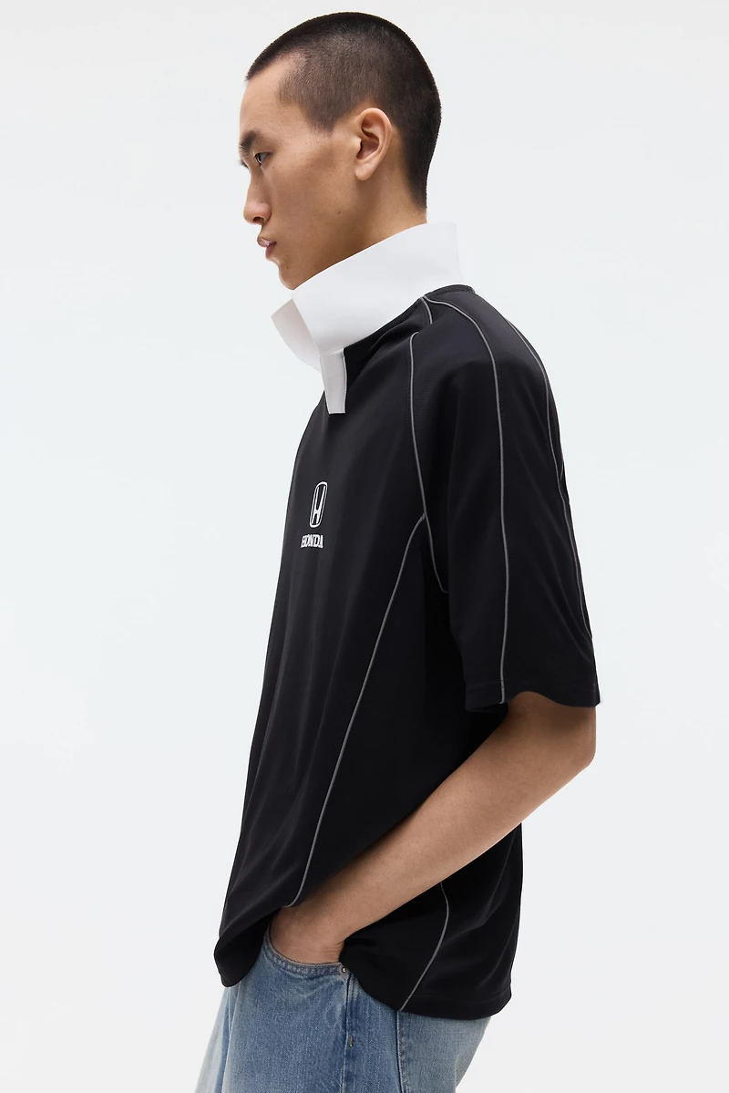 Oversized Printed Soccer Shirt