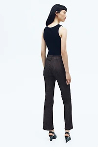 Flared High Ankle Jeans