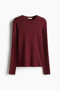 Long-sleeved Jersey Top